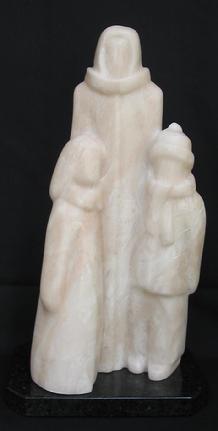 sculpture Colorada alabaster
